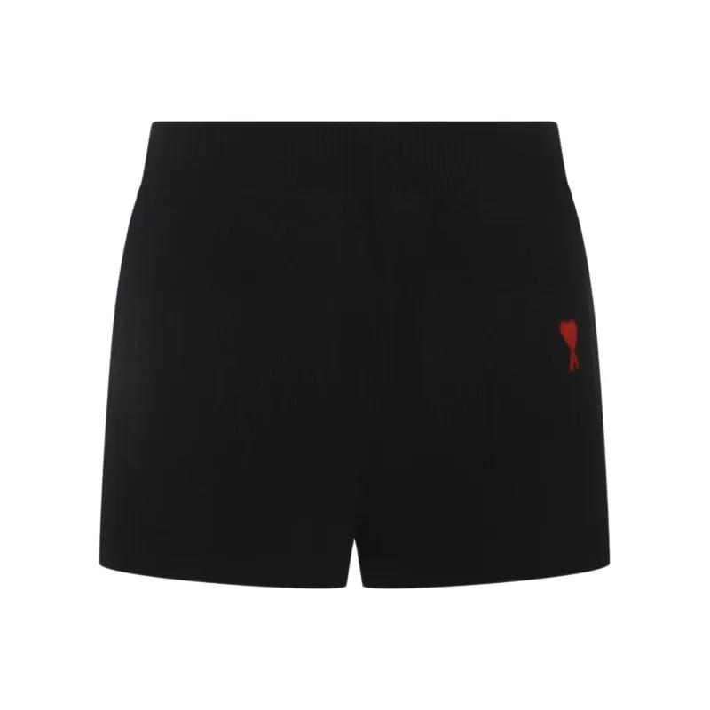 AMIPARIS Paris Ami De Coeur Knitted Shorts-0