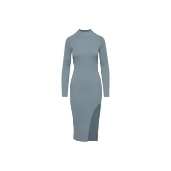 ARITZIA Wilfred Alchemy Dress Long-Sleeved Dresses Women's Slab Blue/Board Blue
