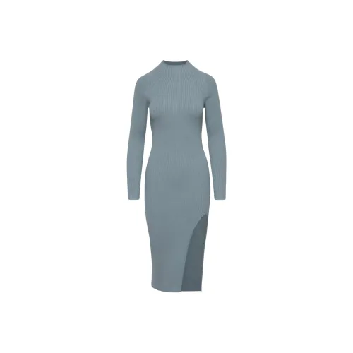 ARITZIA Wilfred Alchemy Dress Long-Sleeved Dresses Women's Slab Blue/Board Blue