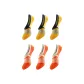 Yellow 3 Orange Red 3 Pack