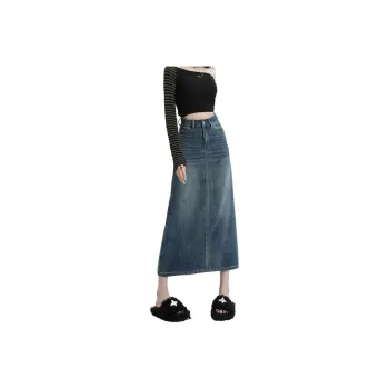 FOREVER 21 Denim Long Skirt Women's