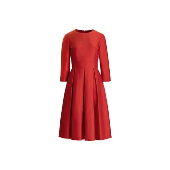 LIZZY Long Sleeved Dress Women's Red
