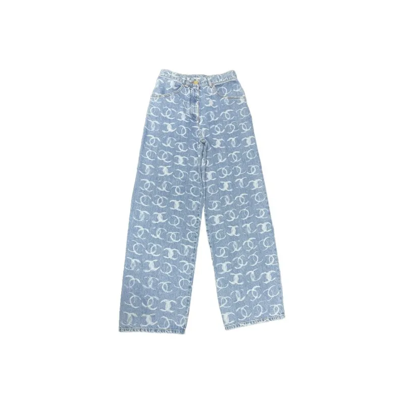 CHANEL Jeans Women's Blue-0
