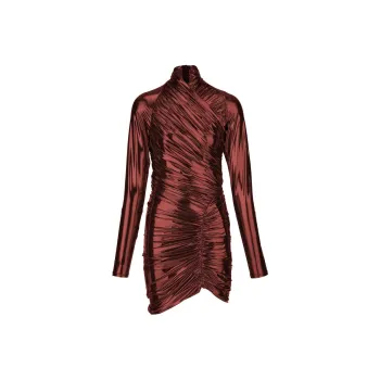 Ferragamo Long-Sleeved Dresses Women's Red