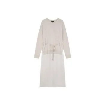 THEORY Long-Sleeved Dresses Women's Beige