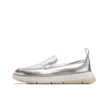 COLE HAAN Zerogrand Collection Loafers Women's Silver