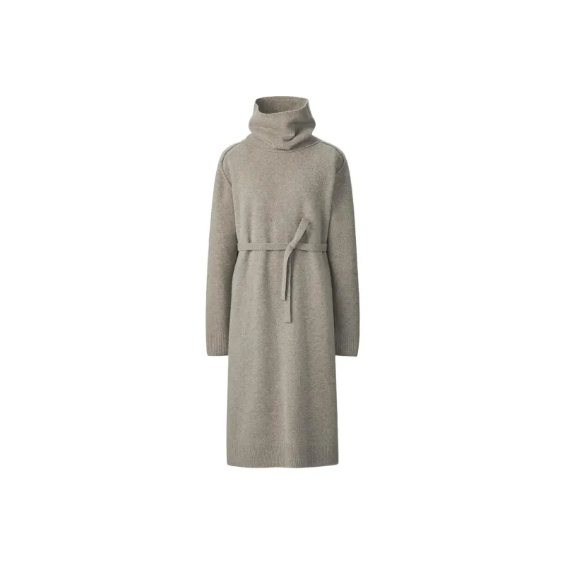 UNIQLO Long-Sleeved Dresses Women's Green-0