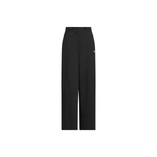 Adidas Originals ATLANTA WIDE LEG TRACK Knitted Sweatpants Women's Black/White