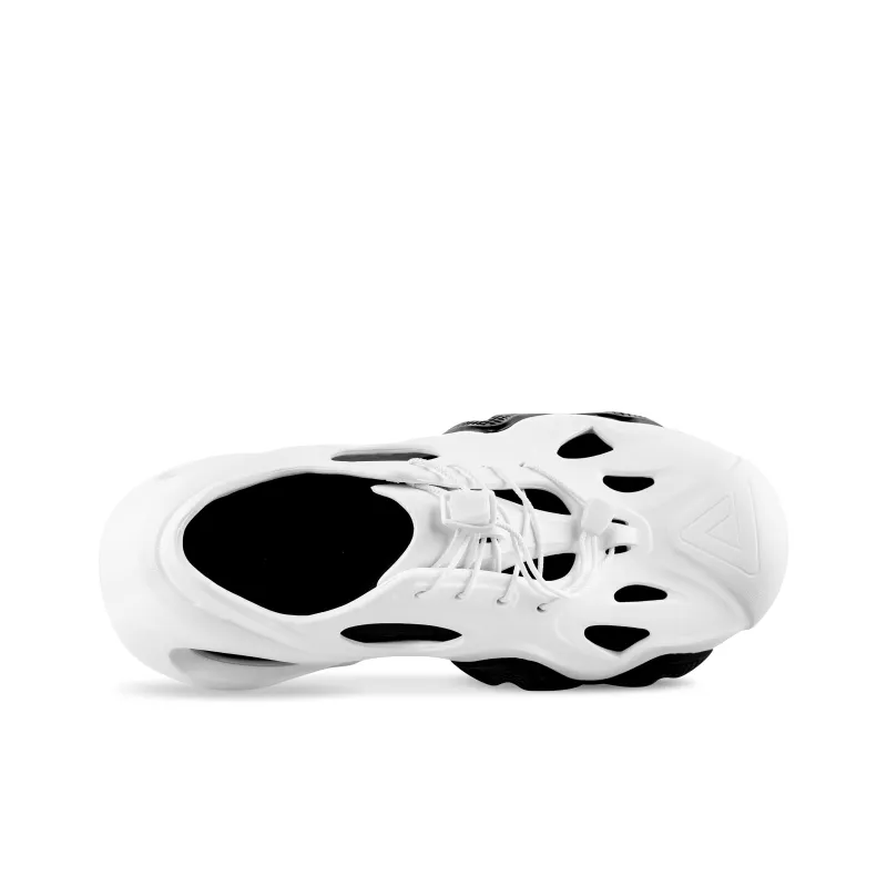 PEAK Pole Hole Shoes Clogs Men's All White Black-3