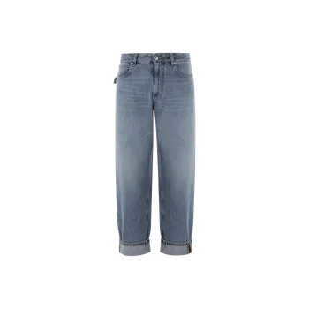 Bottega Veneta High Waisted Relaxed Fit Jeans