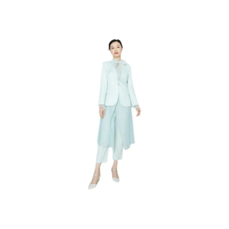 BBLLUUEE Suit Trouser Women's Ice Green-0