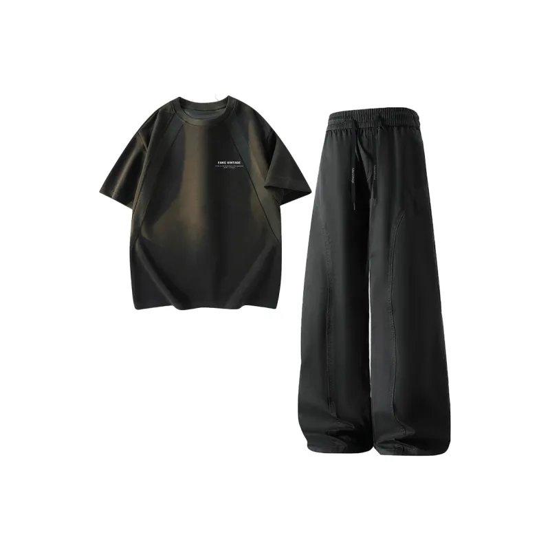 FAKE VINTAGE Casual Sportswear Unisex-33