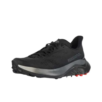 ROSSIGNOL Cushioning, Slip Resistant, And Abrasion Resistant Low Top Running Shoes Women's Black