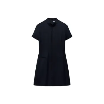 ZARA Short Sleeved Dresses Women's Blue
