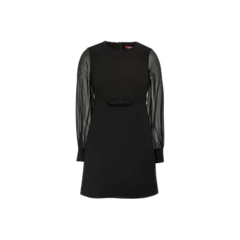 MaxMara Studio Ritmo Crewneck Long Sleeved Dress