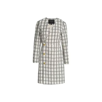 ROEYSHOUSE Long-Sleeved Dresses Women's Plaid