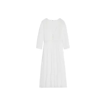 CELINE Maxi Dress In Cotton Twill