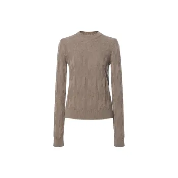 HERMES Sweater Women's Gray White