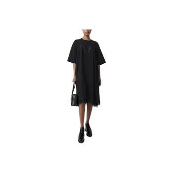 Stella McCartney Lace panels Midi Dress