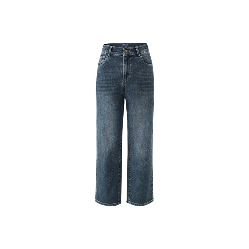 YALIDA Jeans Women's Vintage Blue-6