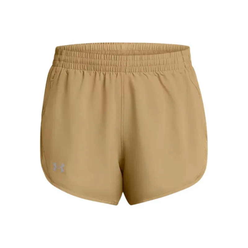 Under Armour Fly-By 3' Shorts Casual Shorts Women's Camel-0