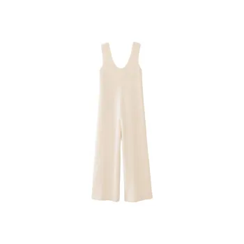 Lauren Manoogian DOUBLE KNIT JUMPSUIT Jumpsuit Women's BONE/Bone