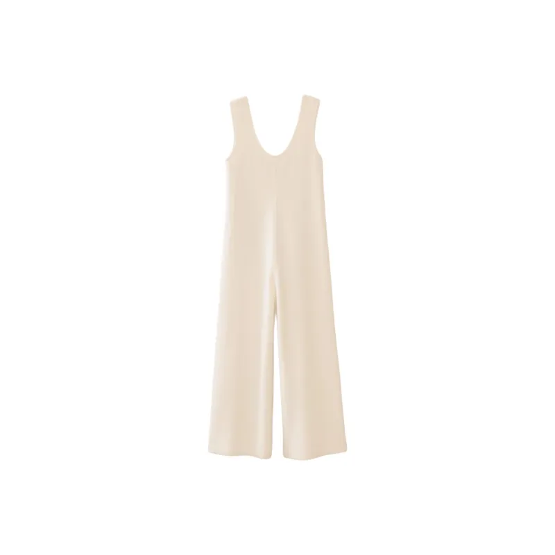 Lauren Manoogian DOUBLE KNIT JUMPSUIT Jumpsuit Women's BONE/Bone-0
