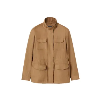 Loro Piana SS25 Traveller Jackets & Coats Women's Cilantro Pink