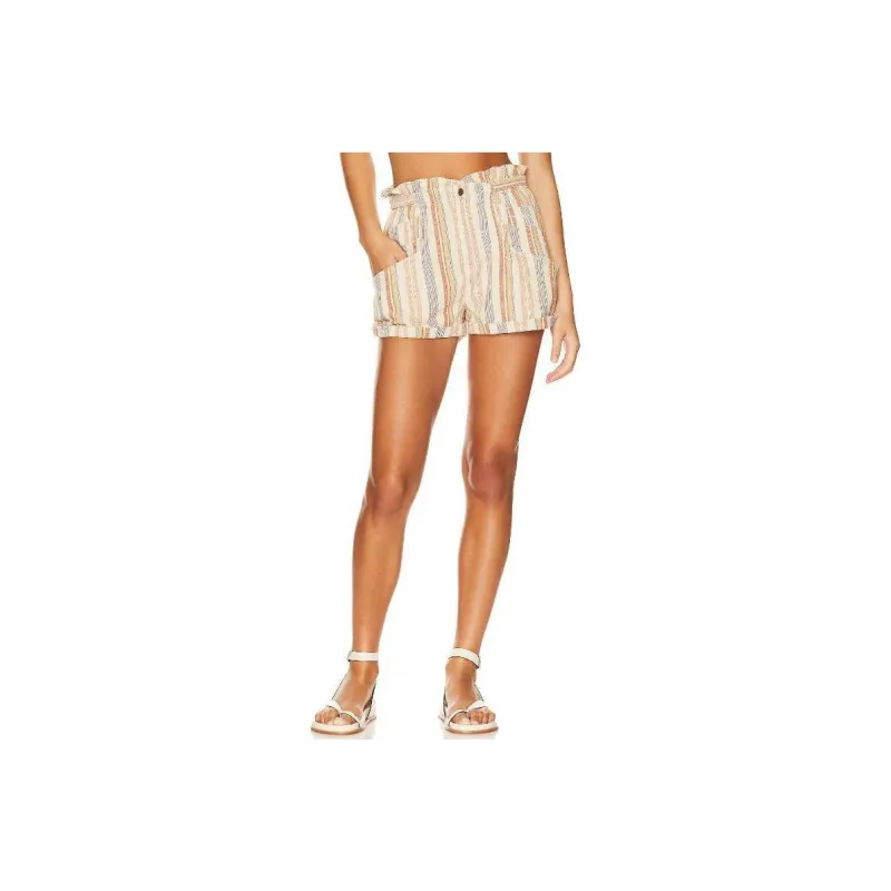 FREE PEOPLE Casual Shorts Women's Multicolor-0