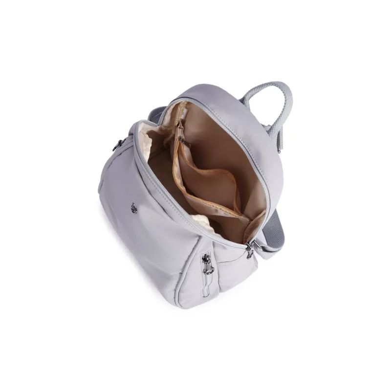 Dubaolu Fabric Backpack Medium Size Women's Black/Light Camel/Gray-18