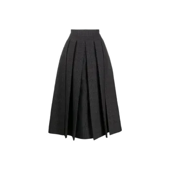 FENDI Casual Long Skirts Women's Gray