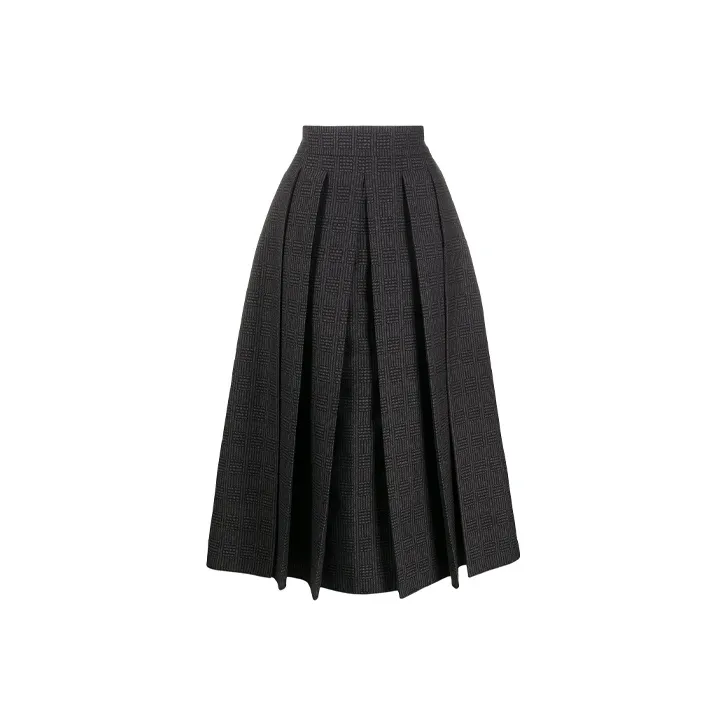 FENDI Casual Long Skirts Women's Gray-0