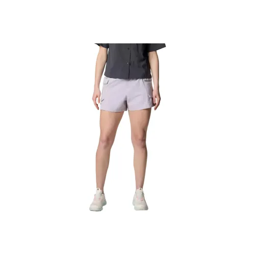 Columbia Wild PFG Cast Omni-Shade Omni-Shield Casual Shorts Women's Purple