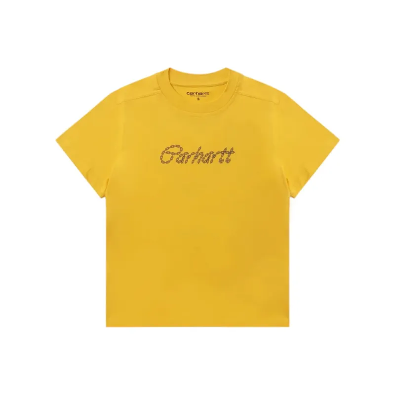 Carhartt WIP T Shirts Women's Yellow-0
