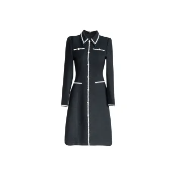 ROEYSHOUSE Long Sleeved Dress Women's Black