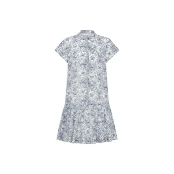 DIOR SS25 Spring Summer Ready to Wear Collection Short Sleeved Dress Women's White