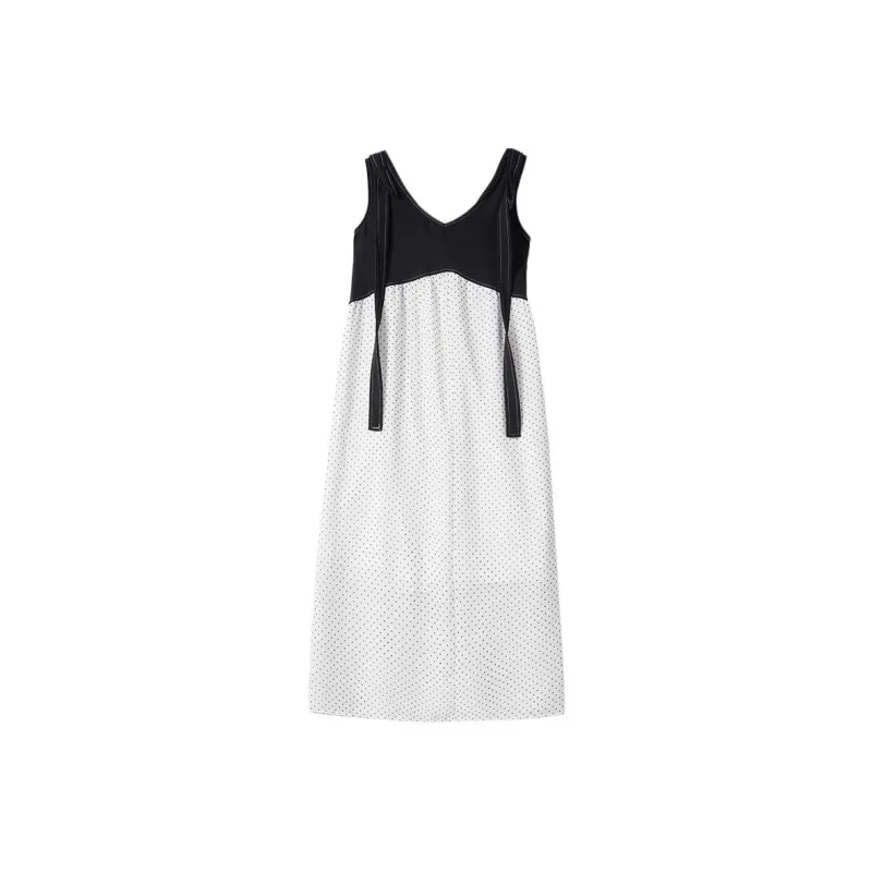 Emodues Slip Dresses Women's Black-0