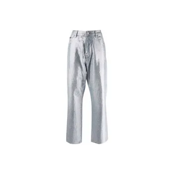 PHILIPP PLEIN Full Crystal Wide leg Jeans
