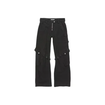 Acne Studios FW24 Cargo Pants Women's Charcoal Gray