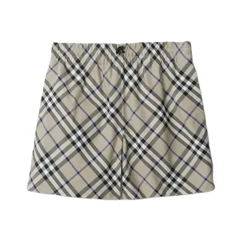 Burberry SS24 Casual Shorts Women's Moss Green