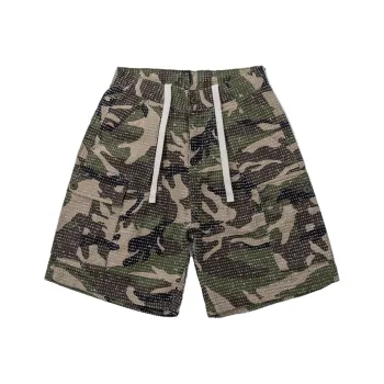 BEAR UNION Casual Shorts Unisex Green