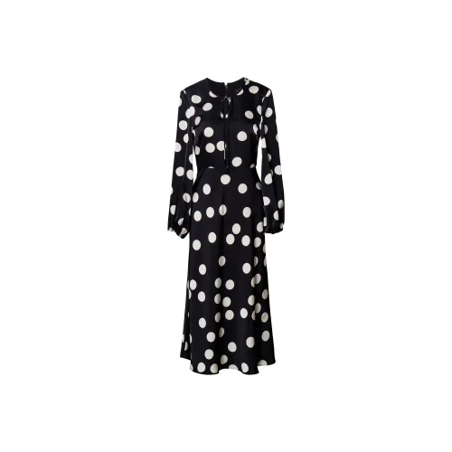 ROEYSHOUSE Long Sleeved Dresses Women's Polka Dot