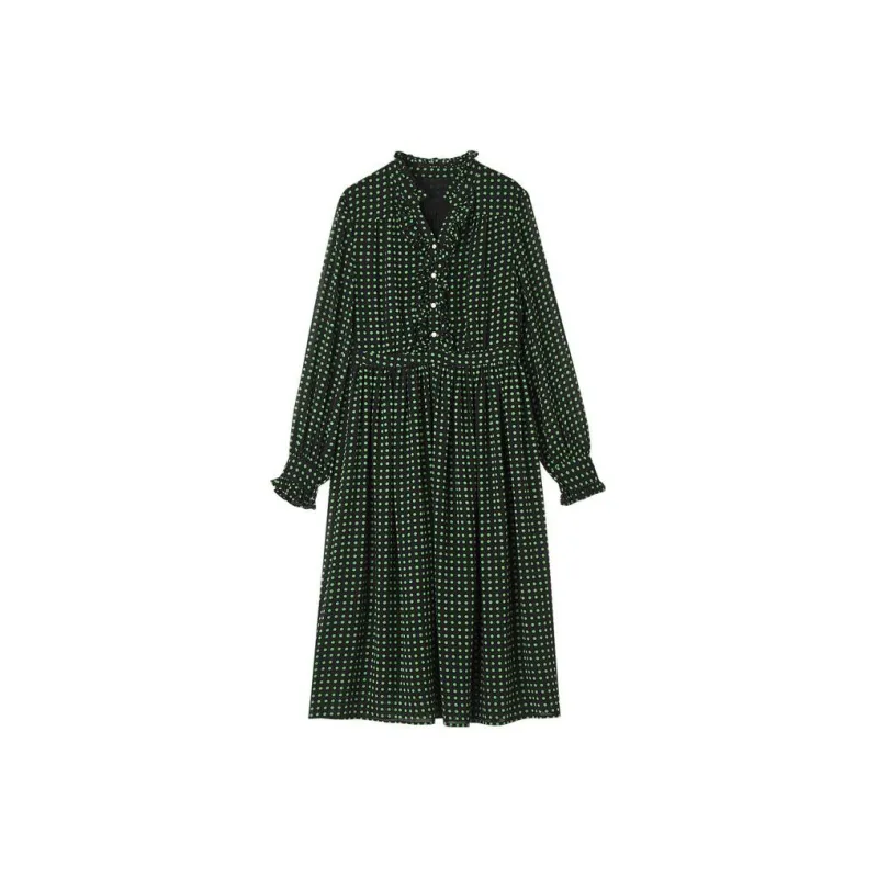 Dme Long Sleeved Dresses Women's Green-0
