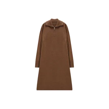 INSUN Long Sleeved Dresses Women's Caramel