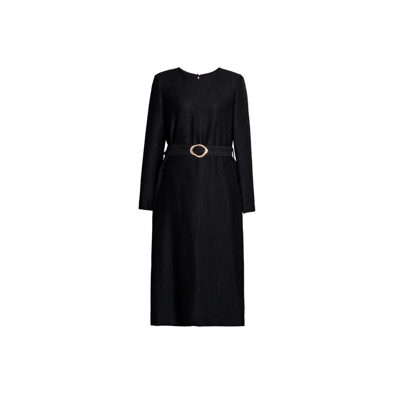 ROEYSHOUSE Long Sleeved Dresses Women's Black-0