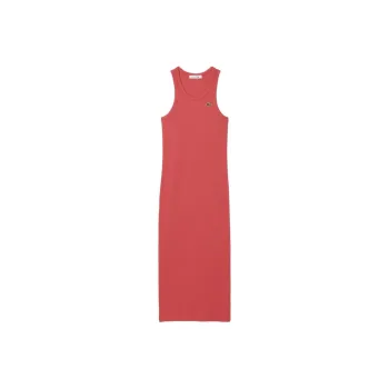 LACOSTE Sleeveless Dress Women's Pink