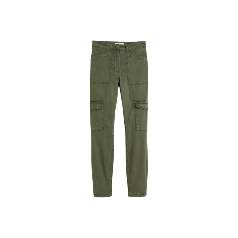 H&M Cargo Pants Women's Khaki Green-0