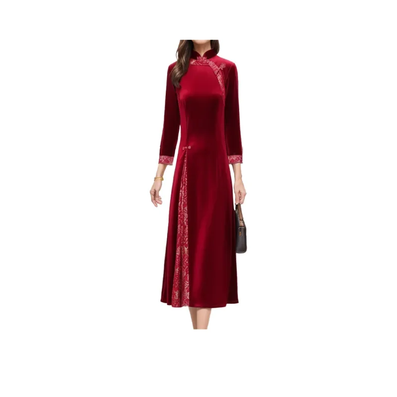 Mapping Long Sleeved Dresses Women's-0