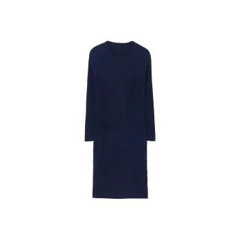 Yohji Yamamoto Long Sleeved Dresses Women's Marine