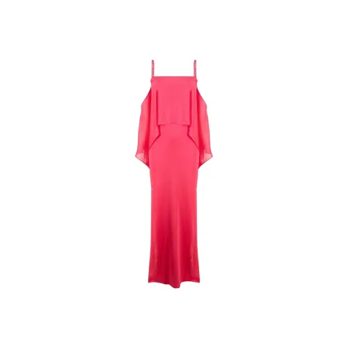 TOM FORD Spaghetti Strap Ruffled Maxi Dress